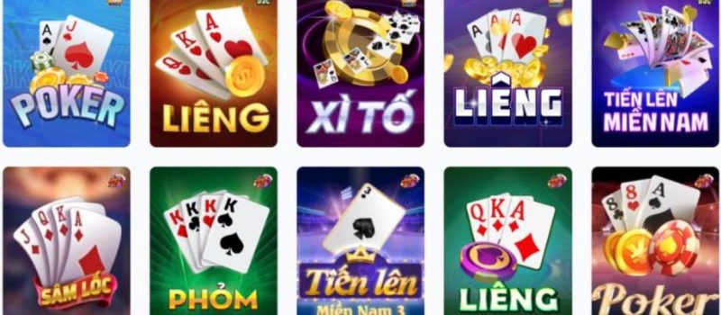 Các trò chơi hot tại sảnh game bài MIN88