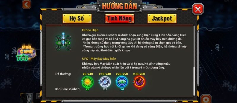 Những điểm nổi bật của game Bắn Cá Đại Chiến B52